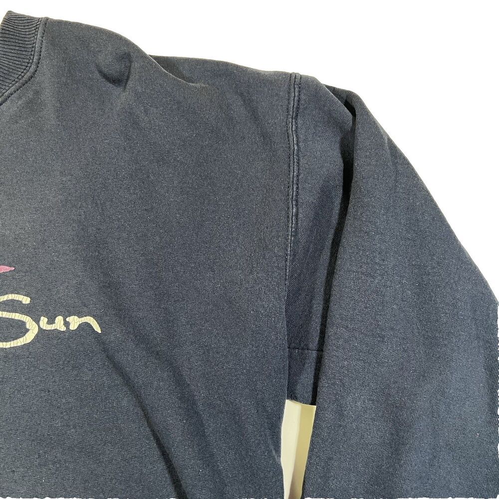 Vintage Mohegan Sun Casino Blue Crewneck Pullover Sweatshirt Gildan Size Large - Picture 5 of 12